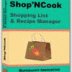 Shop'NCook Shopping List & Recipe Manager icon